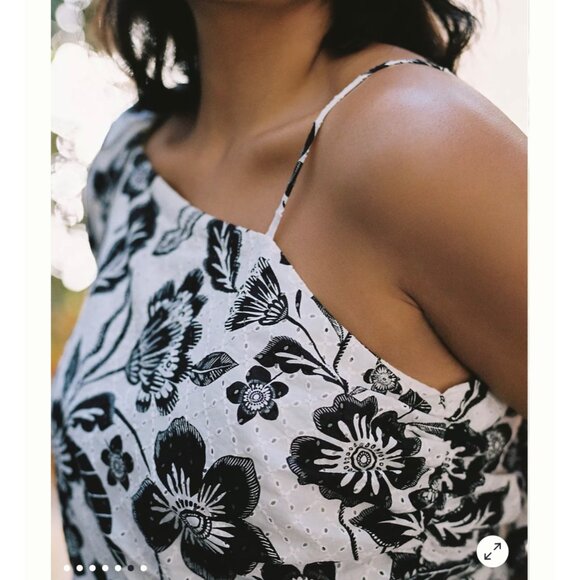 Antropologie Maeve women plus size one shoulder cropped blouse - Picture 3 of 12